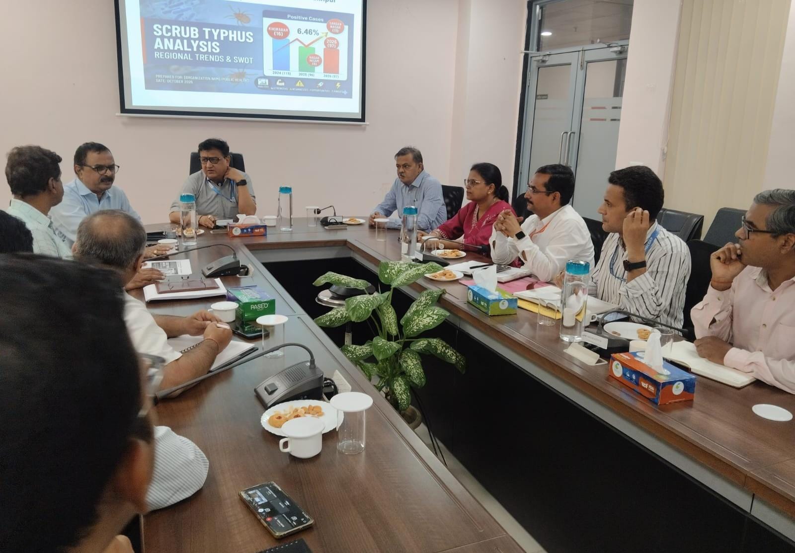 स्क्रब टायफस नियंत्रण और उपचार के लिए समन्वय बना कर होगा काम